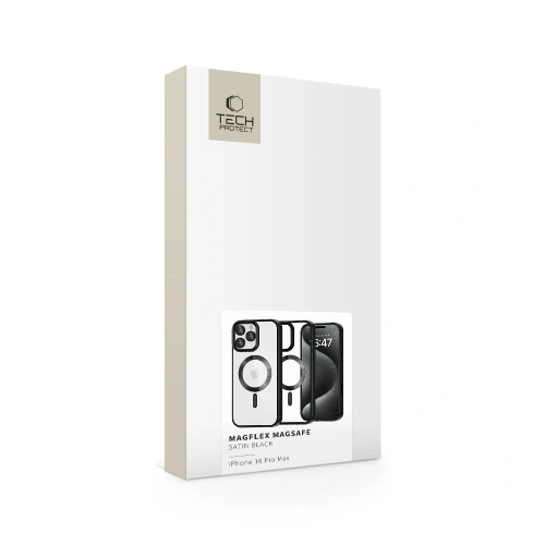 Kup Tech-Protect MagFlex MagSafe Apple iPhone 16 Pro Max Selyem Fekete - THP3182 - {ean13} - Sklep Home Screen