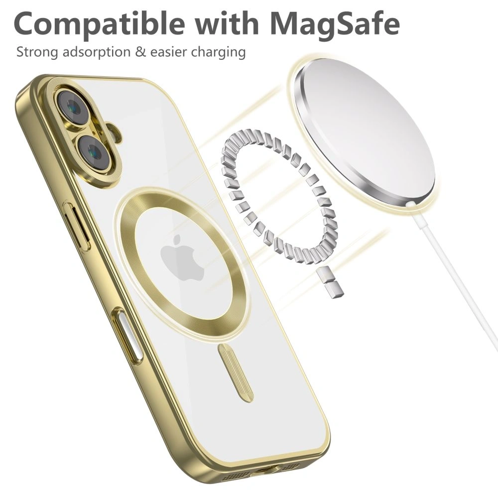 Etui Tech-Protect MagFlex MagSafe Apple iPhone 16 Satin Gold - iPhone 16 - Tech-Protect
