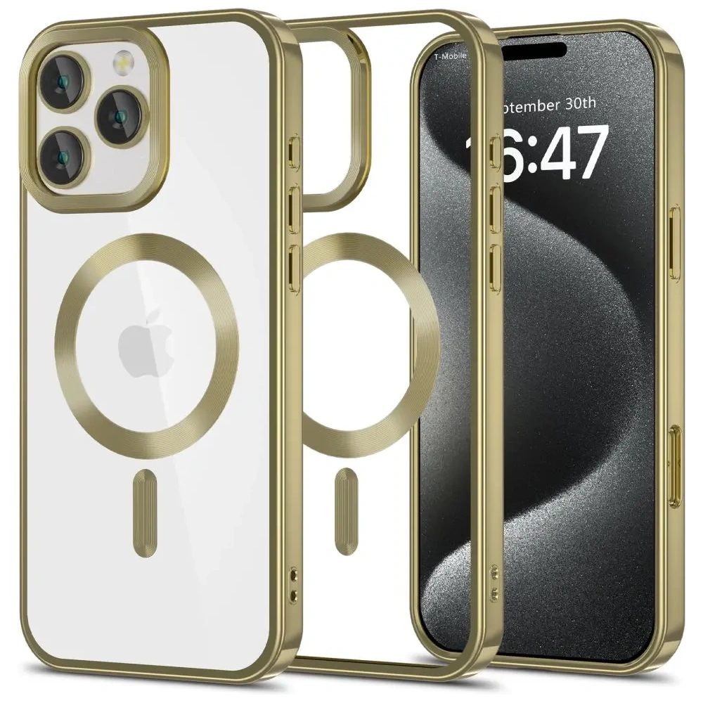 Etui Tech-Protect MagFlex MagSafe Apple iPhone 16 Pro Max Satin Gold - iPhone 16 Pro Max - Tech-Protect