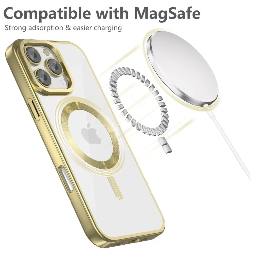 Etui Tech-Protect MagFlex MagSafe Apple iPhone 16 Pro Max Satin Gold - iPhone 16 Pro Max - Tech-Protect
