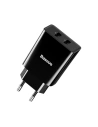 Kup Baseus Ladegerät Speed Mini Dual-Ladegerät, 2x USB, 2A, 10,5W (schwarz) - BSU1014BLK - {ean13} - Sklep Home Screen