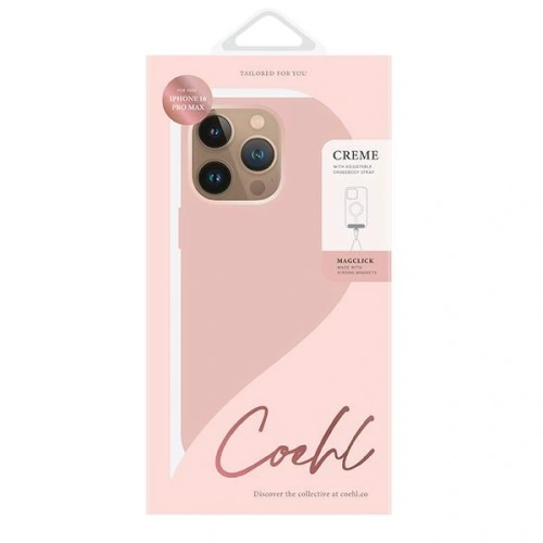 Kup UNIQ Coehl Creme Apple iPhone 16 Pro Max Magnetic Töltés rózsaszín - UNIQ1240 - {ean13} - Sklep Home Screen
