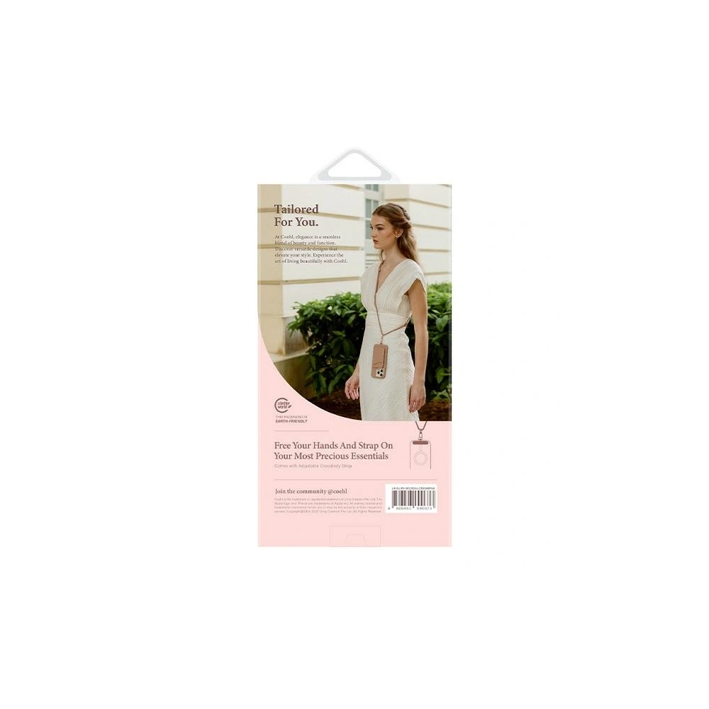 Etui UNIQ Coehl Creme Apple iPhone 16 Pro Max Magnetic Charging różowy - iPhone 16 Pro Max - Uniq