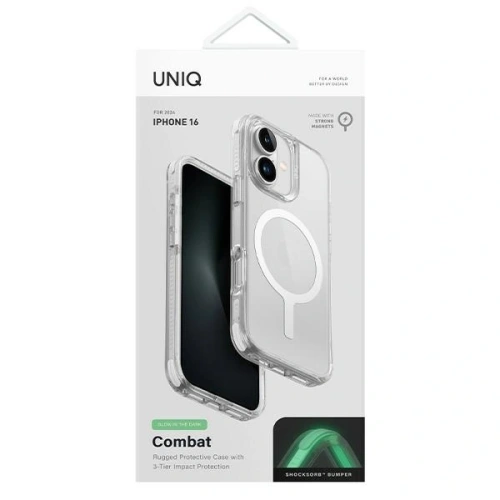 Kup Etui UNIQ Combat Apple iPhone 16 MagClick Charging biały - UNIQ1242 - {ean13} - Sklep Home Screen