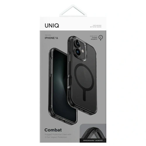Kup UNIQ Combat Apple iPhone 16 MagClick Ladegerät schwarz - UNIQ1243 - {ean13} - Sklep Home Screen
