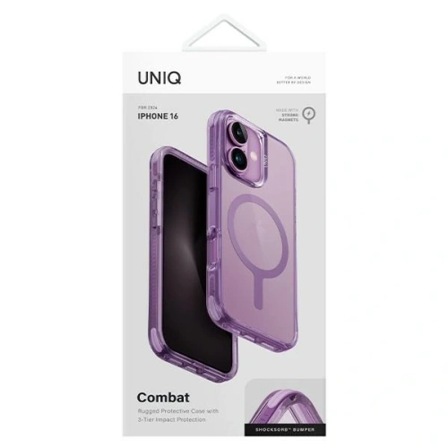 Kup UNIQ Combat Apple iPhone 16 MagClick Töltés rózsaszín - UNIQ1245 - {ean13} - Sklep Home Screen