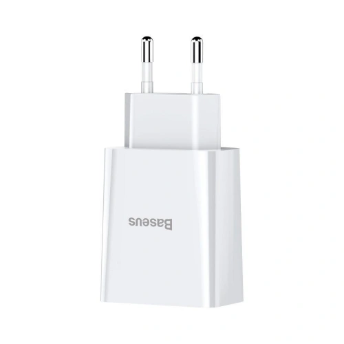 Kup Síťová nabíječka Baseus Speed Mini Dual Charger, 2x USB, 2A, 10,5W (bílá) - BSU1015WHT - {ean13} - Sklep Home Screen