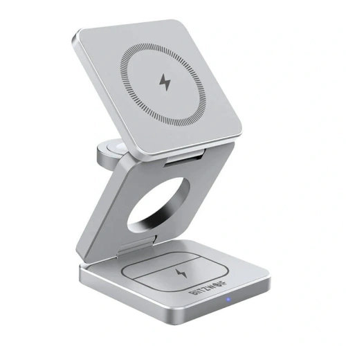 Buy Blitzwolf BW-IW30 3in1 wireless charger 20W MagSafe grey - BLZ619 - {ean13} - Home Screen Store Europe