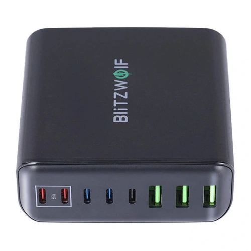 Kup Blitzwolf BW-S26 falitöltő 250W 3xUSB-A, 3xUSB-C, 2xUSB-C 65W (fekete) - BLZ620 - {ean13} - Sklep Home Screen