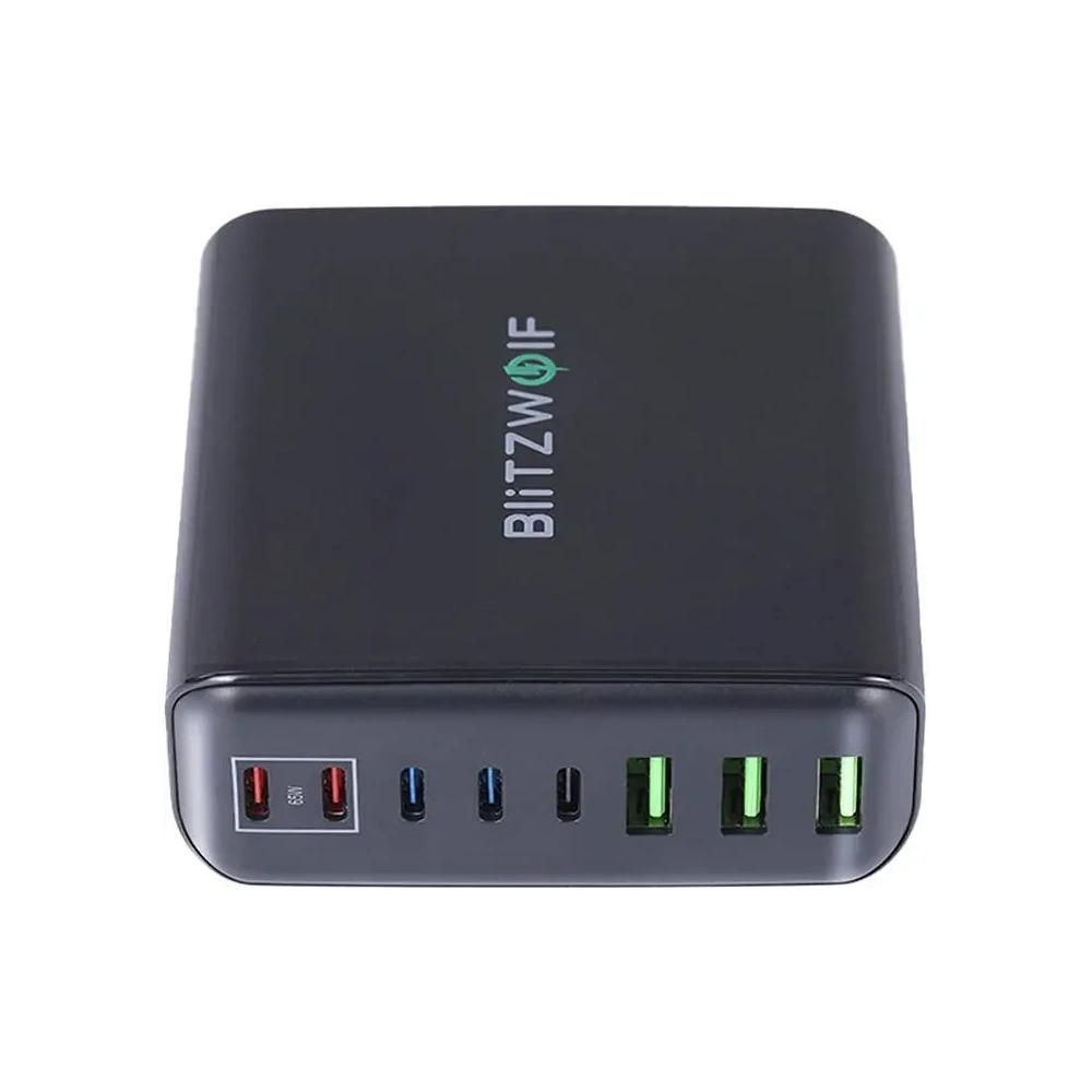 Ładowarka sieciowa Blitzwolf BW-S26 250W (czarna) - !ZAIMPORTOWANE - BlitzWolf