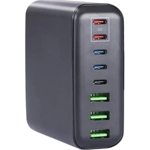 Kup Blitzwolf BW-S26 nástěnná nabíječka 250W 3xUSB-A, 3xUSB-C, 2xUSB-C 65W (černá) - BLZ620 - {ean13} - Sklep Home Screen