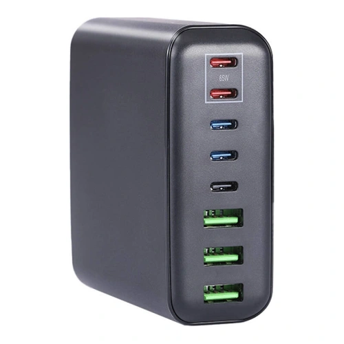 Kup Încărcător de perete Blitzwolf BW-S26 250W 3xUSB-A, 3xUSB-C, 2xUSB-C 65W (negru) - BLZ620 - {ean13} - Sklep Home Screen