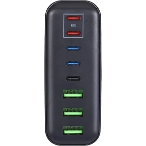 Kup Blitzwolf BW-S26 nástěnná nabíječka 250W 3xUSB-A, 3xUSB-C, 2xUSB-C 65W (černá) - BLZ620 - {ean13} - Sklep Home Screen