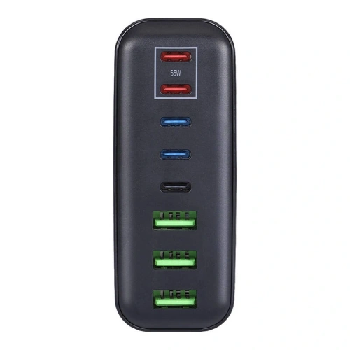 Kup Încărcător de perete Blitzwolf BW-S26 250W 3xUSB-A, 3xUSB-C, 2xUSB-C 65W (negru) - BLZ620 - {ean13} - Sklep Home Screen