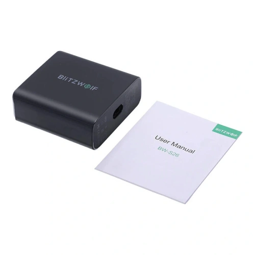 Kup Încărcător de perete Blitzwolf BW-S26 250W 3xUSB-A, 3xUSB-C, 2xUSB-C 65W (negru) - BLZ620 - {ean13} - Sklep Home Screen
