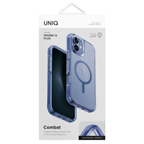 Buy UNIQ Combat Apple iPhone 16 Plus MagClick Charging blue - UNIQ1247 - {ean13} - Home Screen Store Europe