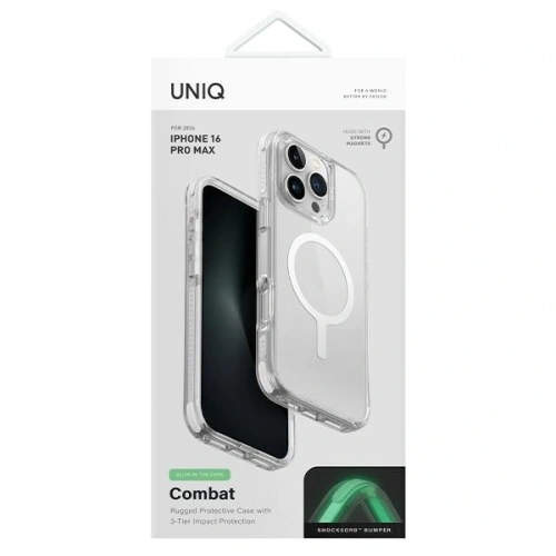 Buy UNIQ Combat Apple iPhone 16 Pro Max MagClick Charging white - UNIQ1253 - {ean13} - Home Screen Store Europe