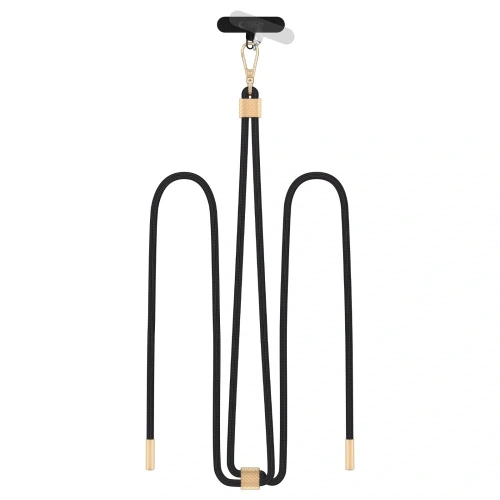 Kup Smycz Tech-Protect C2S Rope Crossbody Strap black/gold - THP3188 - {ean13} - Sklep Home Screen