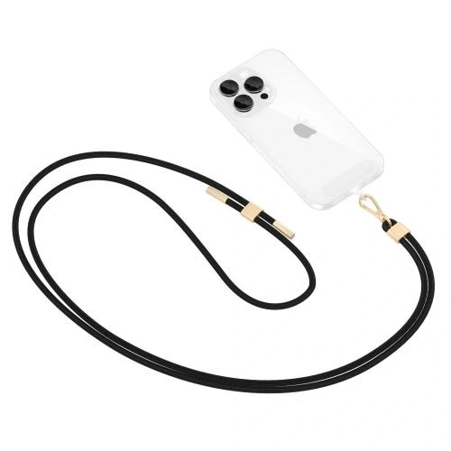 Kup Smycz Tech-Protect C2S Rope Crossbody Strap black/gold - THP3188 - {ean13} - Sklep Home Screen