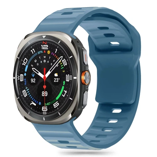 Kup Tech-Protect Szilikon vonal Samsung Galaxy Watch Ultra 47mm Montego Kék - THP3194 - {ean13} - Sklep Home Screen