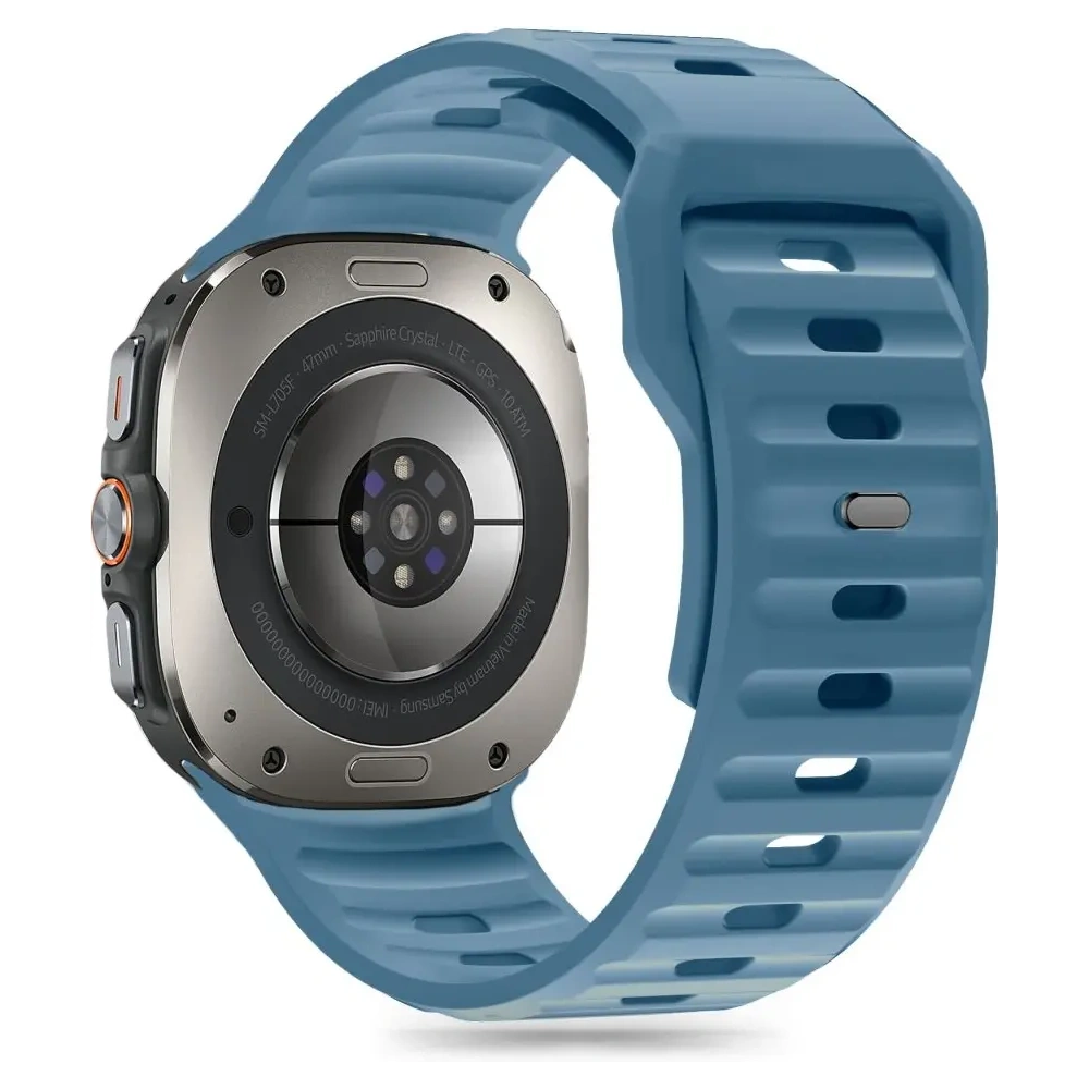 Pasek Tech-Protect Silicone Line Samsung Galaxy Watch Ultra 47mm Montego Blue - Galaxy Watch Ultra - Tech-Protect