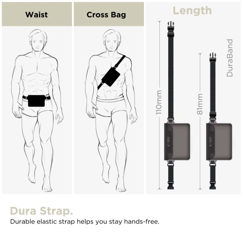 Kup Saszetka Tech-Protect UWP10 Universal Waterproof Pouch 10" black/clear - THP3198 - {ean13} - Sklep Home Screen