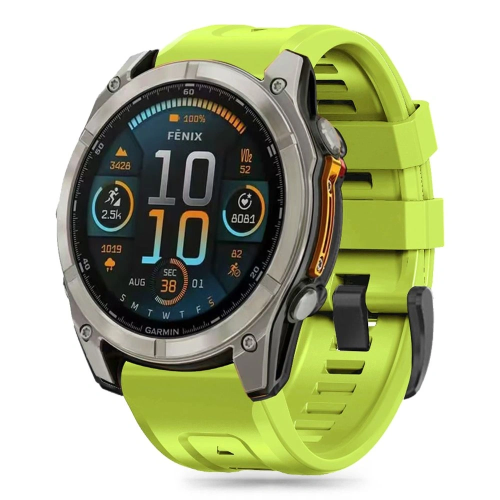 Pasek Tech-Protect Silicone Garmin Fenix 5 / 6 / 6 Pro / 7 / 8 47mm / E Lime - Garmin - Tech-Protect