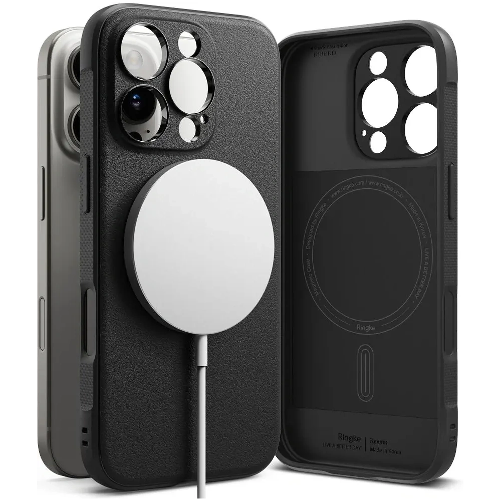 Etui Ringke Onyx Magnetic MagSafe Apple iPhone 16 Pro Black - iPhone 16 Pro - Ringke