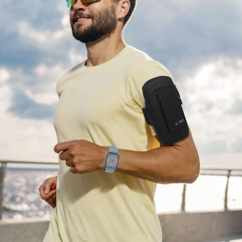 Kup Tech-Protect M6 Universelles Sportarmband Schwarz - THP3209 - {ean13} - Sklep Home Screen