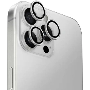 Kup UNIQ Optix Aluminium Ochrana Objektivu Kamery Apple iPhone 16 Pro / 16 Pro Max stříbrná - UNIQ1257 - {ean13} - Sklep Home Screen