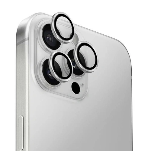 Buy UNIQ Optix Aluminium Camera Lens Protector Apple iPhone 16 Pro / 16 Pro Max sterling silver - UNIQ1257 - {ean13} - Home Screen Store Europe