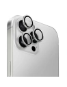 Szkło na obiektyw aparatu UNIQ Optix Aluminium Camera Lens Protector Apple iPhone 16 Pro / 16 Pro Max sterling silver - iPhone 16 Pro Max - Uniq