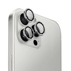 Kup UNIQ Optix hliníkový ochranný kryt objektivu kamery Apple iPhone 16 Pro / 16 Pro Max bílý lesk - UNIQ1259 - {ean13} - Sklep Home Screen
