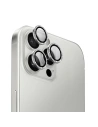UNIQ Optix Aluminium Kamera Objektivschutz Apple iPhone 16 Pro / 16 Pro Max weißer Schimmer - iPhone 16 Pro Max - Uniq