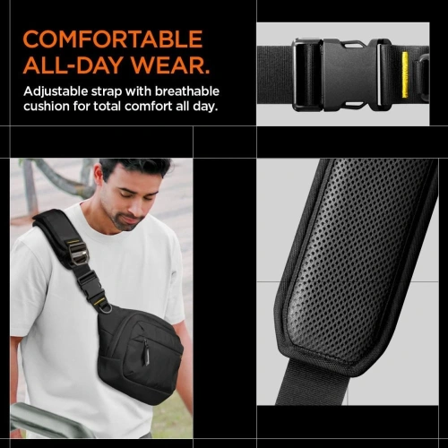 Kup Spigen KD410 Sling Bag Klasden Schwarz - SPN16460 - {ean13} - Sklep Home Screen