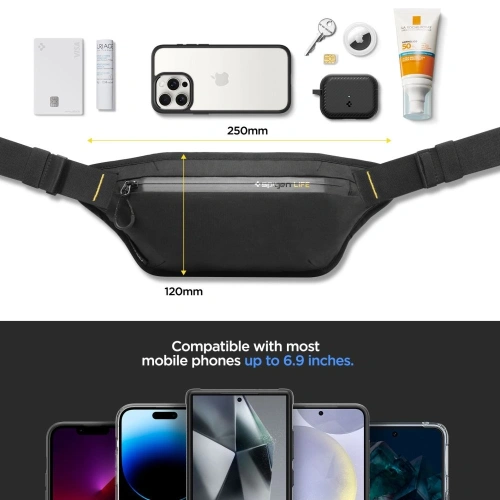 Kup Spigen KD411 Derék táska Klasden Fekete - SPN16462 - {ean13} - Sklep Home Screen