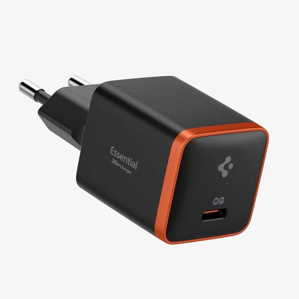 Ładowarka sieciowa Spigen EE301EU ArcStation Essential Charger USB-C 30W Black - Sieciowe - Spigen