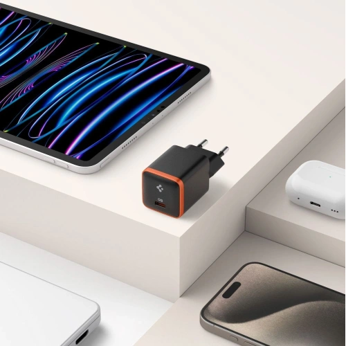 Kup Spigen EE301EU ArcStation Essential Töltő USB-C 30W Fekete - SPN16463 - {ean13} - Sklep Home Screen