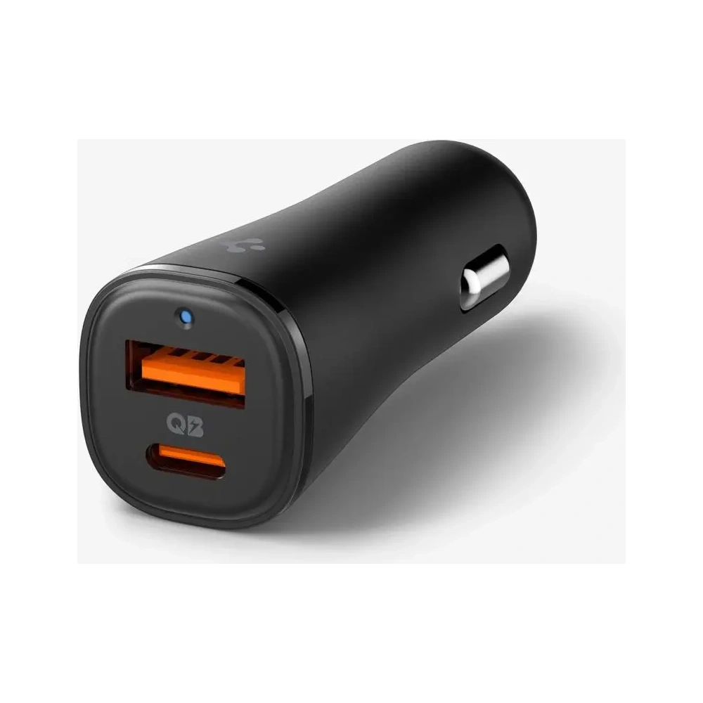 Ładowarka samochodowa Spigen EV482 ArcStation Essential Car Charger USBA, USB-C 48W Black - Samochodowe - Spigen