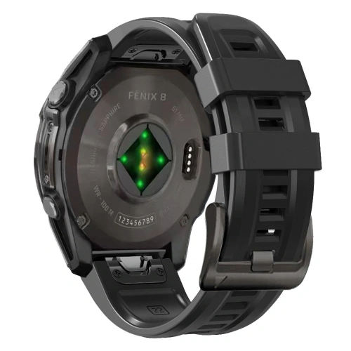 Kup Tech-protect Silicon Garmin Fenix 5x / 5x Plus / 6x / 6x Pro / 7x / 8 51mm Negru - THP3215 - {ean13} - Sklep Home Screen