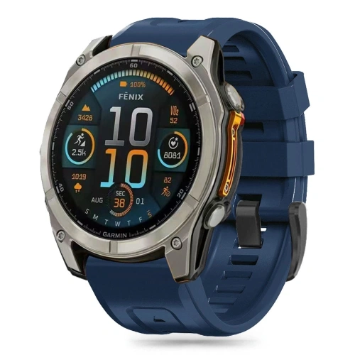 Buy Tech-protect Silicone Garmin Fenix 5x / 5x Plus / 6x / 6x Pro / 7x / 8 51mm Navy Blue - THP3216 - {ean13} - Home Screen Store Europe