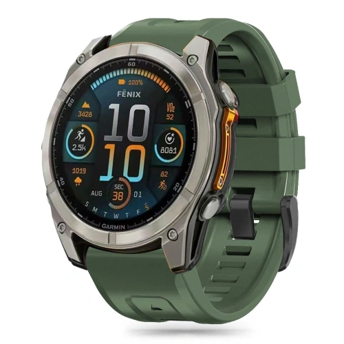 Buy Tech-protect Silicone Garmin Fenix 5x / 5x Plus / 6x / 6x Pro / 7x / 8 51mm Army Green - THP3217 - {ean13} - Home Screen Store Europe