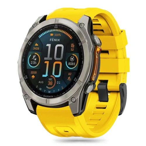 Kup Tech-protect Silicone Garmin Fenix 5x / 5x Plus / 6x / 6x Pro / 7x / 8 51mm Galben - THP3219 - {ean13} - Sklep Home Screen