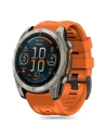 Tech-védő szilikon Garmin Fenix 5x / 5x Plus / 6x / 6x Pro / 7x / 8 51mm Narancs - Garmin - Tech-Protect