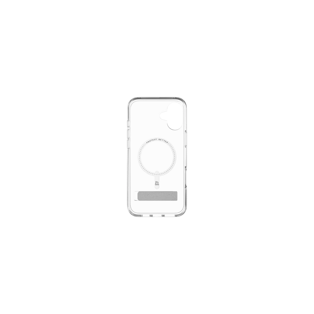 ZAGG Crystal Palace Snap Kickstand - obudowa ochronna z podstawką do iPhone 16 Plus kompatybilna z MagSafe (clear) - !ZAIMPORTOWANE - ZAGG