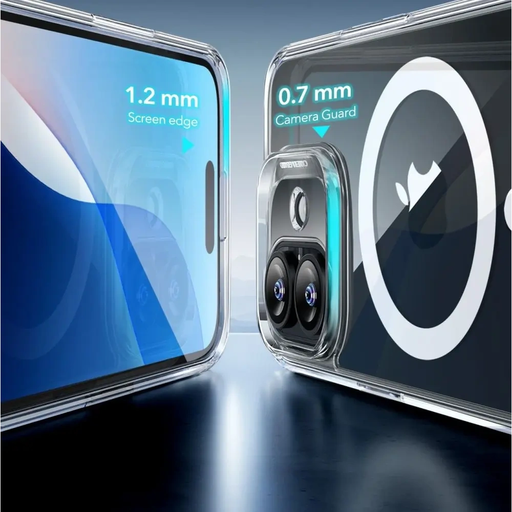 Zestaw ESR Classic Hybrid Halolock MagSafe & Tempered Glass Apple iPhone 16 Clear