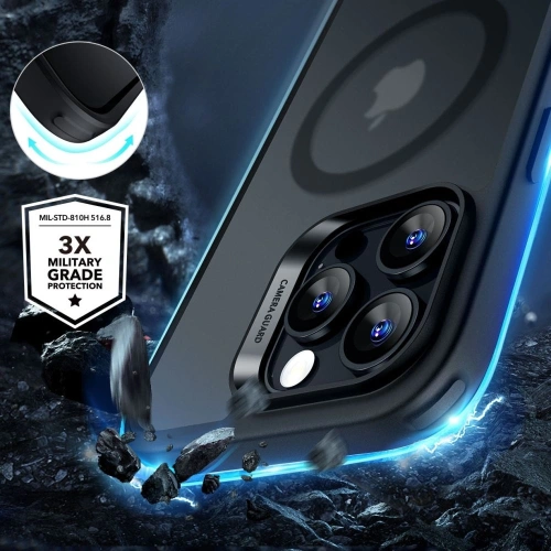 Kup Zestaw ESR Classic Hybrid Halolock MagSafe & Tempered Glass Apple iPhone 16 Pro Frosted Black - ESR828 - {ean13} - Sklep Home Screen