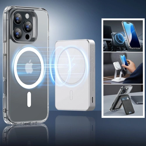Kup Zestaw ESR Classic Hybrid Halolock MagSafe & Tempered Glass Apple iPhone 16 Pro Frosted Clear - ESR829 - {ean13} - Sklep Home Screen