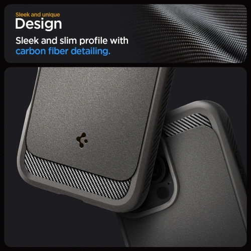 Kup Spigen Rugged Armor Mag MagSafe Apple iPhone 16 Pro Max Grau - SPN16467 - {ean13} - Sklep Home Screen