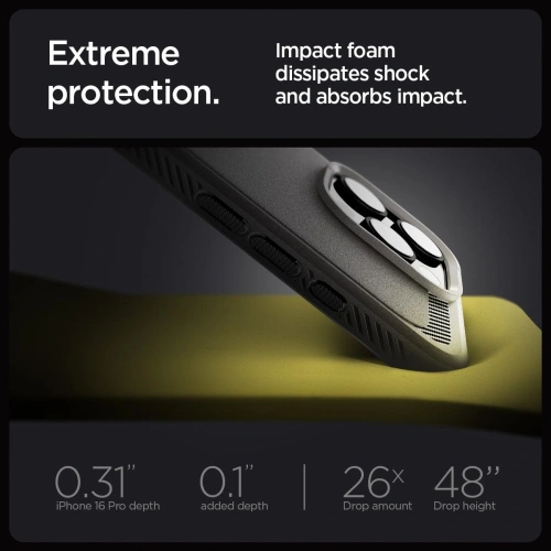 Kup Spigen Rugged Armor Mag MagSafe Apple iPhone 16 Pro Max Šedá - SPN16467 - {ean13} - Sklep Home Screen